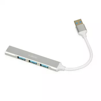 USB-keskitin IBOX IUH3FAS — 1× USB 3.0, 3× USB 2.0