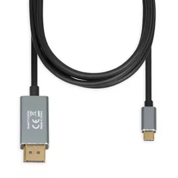 Videokaapelisovitin IBOX ITVCDP4K USB Type-C – DisplayPort 1,8 m musta