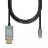 Videokaapelisovitin IBOX ITVCDP4K USB Type-C – DisplayPort 1,8 m musta