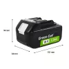 Akku Green Cell PTMA18V5 litium-ioni 5Ah 600g