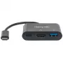 Manhattan USB-C-telakka/keskitin, portit (x3): HDMI, USB-A ja USB-C, 5 Gbit/s (USB 3.2 Gen1 eli USB 3.0), Power Delivery (60W) USB-C-porttiin (huom: erillinen USB-C-virtalähde ja USB-
