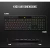 Näppäimistö K100 RGB Air Wireless Ultra Thin Cherry MX