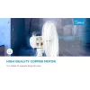 Pöytätuuletin Midea FT40-21M — 40 cm halkaisija, 3 nopeutta, oskillaatio, 25 W, valkoinen