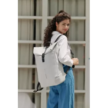 Laptop-reppu XDDESIGN Urban Flap-Top P706.2613 — valkoinen, Flap-Top-malli, varkaudenestotoiminnot