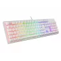 Mekaaninen pelinäppäimistö Genesis Thor 303 ruskeilla kytkimillä ja RGB-taustavalolla