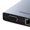 Hub 13in1 Baseus PortalJoy USB-C - HDMI+DP+VGA+C+USB+PD+RJ45+SD/TF+3,5 mm (harmaa)