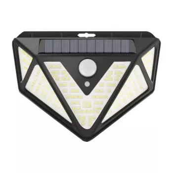 Aurinko-ulkivalaisin Superfire FF6-B 33W 220 lm – seinäasennettava LED-valaisin, IP-sertifioitu