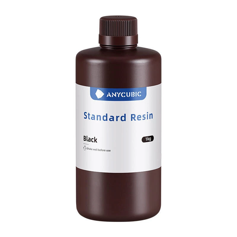 AnyCubic Resin SPTBK-104E musta 1 kg — fotopolymeeri 3D-tulostushartsi