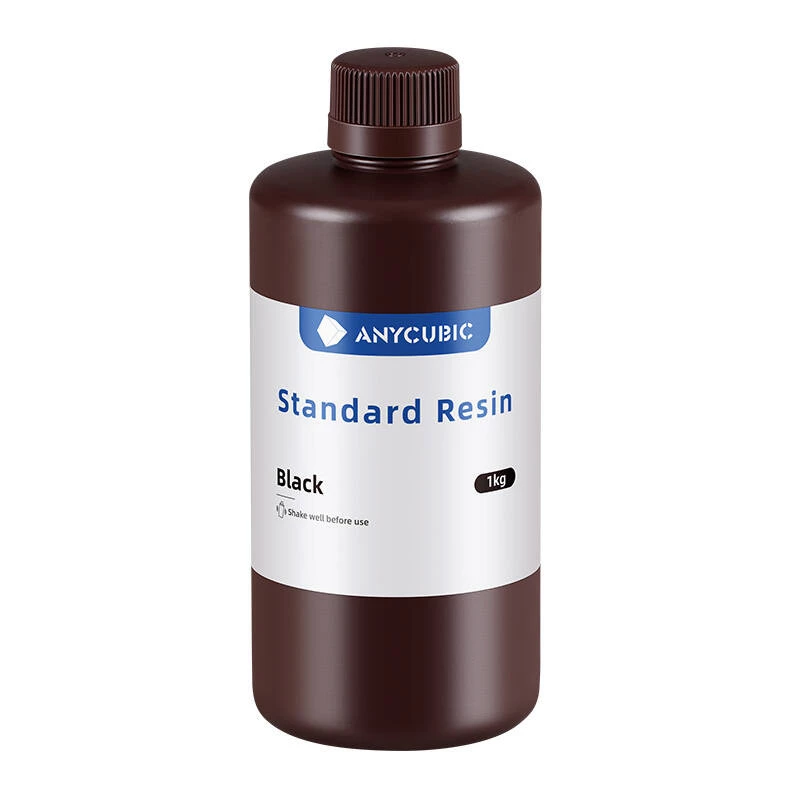 AnyCubic Resin SPTBK-104E musta 1 kg — fotopolymeeri 3D-tulostushartsi