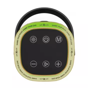 Kannettava kaiutin GEMBIRD SPK-BT-LED-06, Bluetooth, sisäänrakennettu LED, ladattava akku