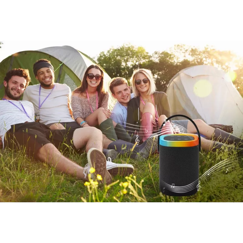 Kannettava kaiutin GEMBIRD SPK-BT-LED-06, Bluetooth, sisäänrakennettu LED, ladattava akku