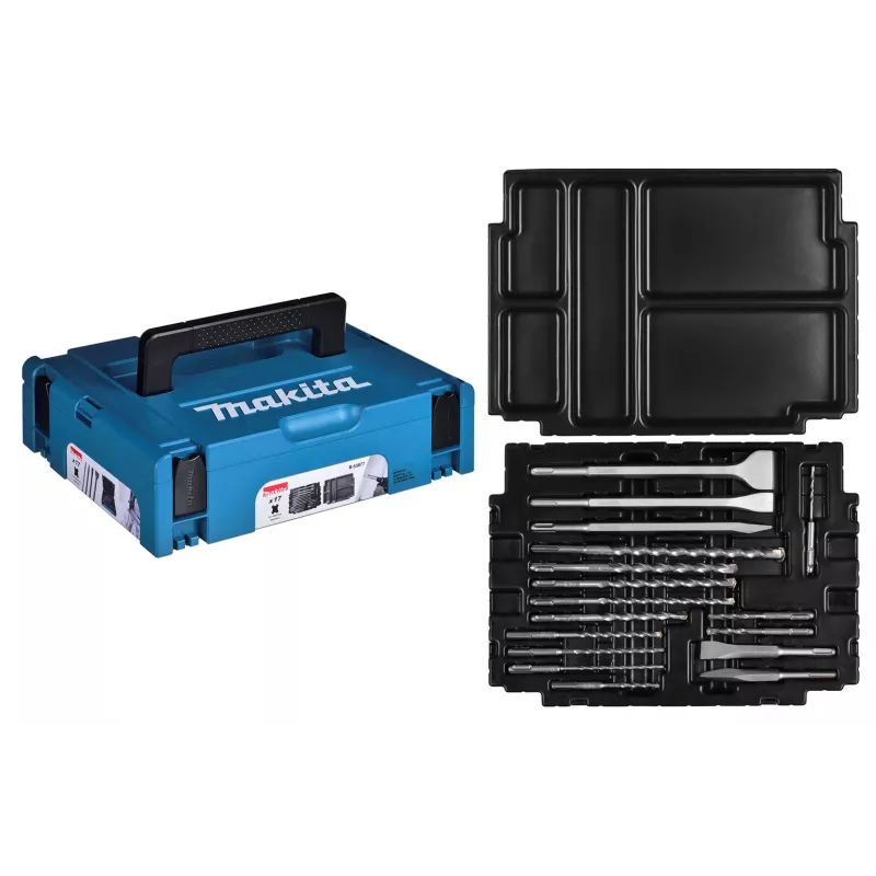 MAKITA PORANSARJA SDS + TALTTASARJA 17 kpl MAKPAC-LAATIKOSSA
