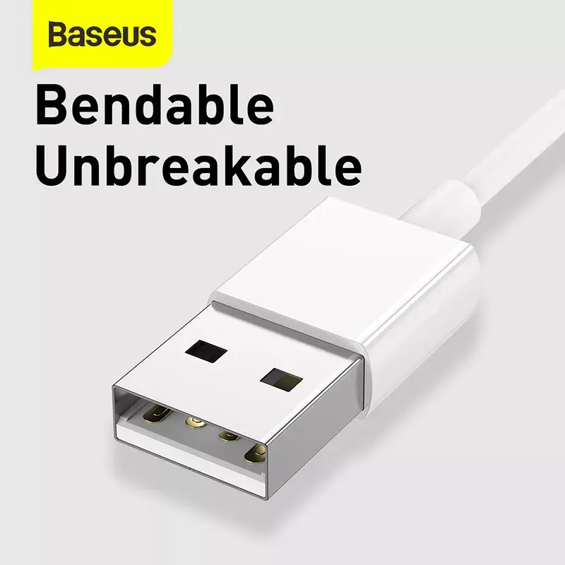 USB-kaapeli Baseus Superior USB 2.0 1,5 m USB A USB C/Micro USB A/Lightning valkoinen