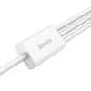 USB-kaapeli Baseus Superior USB 2.0 1,5 m USB A USB C/Micro USB A/Lightning valkoinen