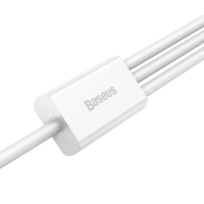 USB-kaapeli Baseus Superior USB 2.0 1,5 m USB A USB C/Micro USB A/Lightning valkoinen