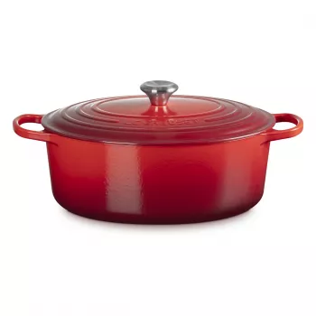 Le Creuset Signature soikea paistovuoka kirsikanpunainen 33 cm