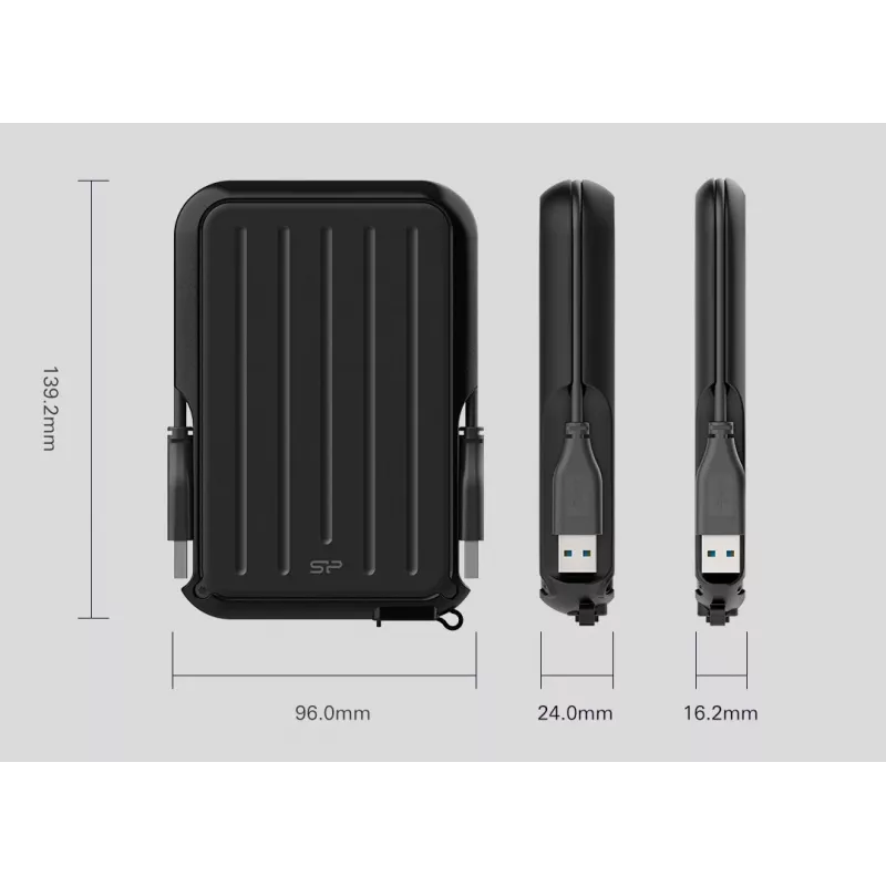Ulkoinen kiintolevy Silicon Power 4TB USB Type-A 3.2 Gen 1 A66