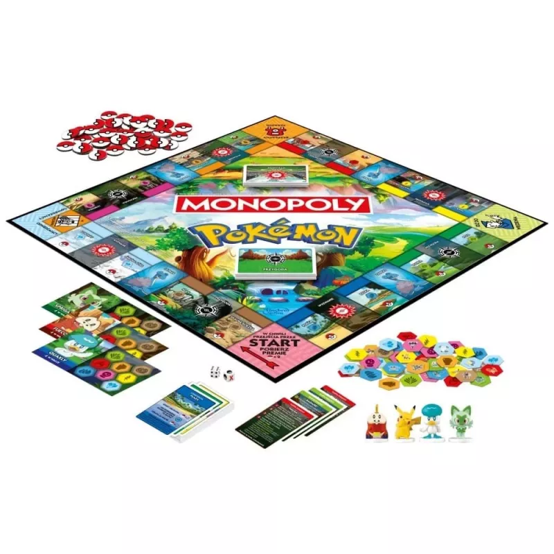 Lautapeli HASBRO Monopoly Pokémon (puolankielinen painos) – perhelautapeli, teemallinen keräilysarja