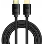 Baseus High Definition Series HDMI 2.1 kaapeli, 8K 60Hz, 3D, HDR, 48Gbit/s, 3m (musta)