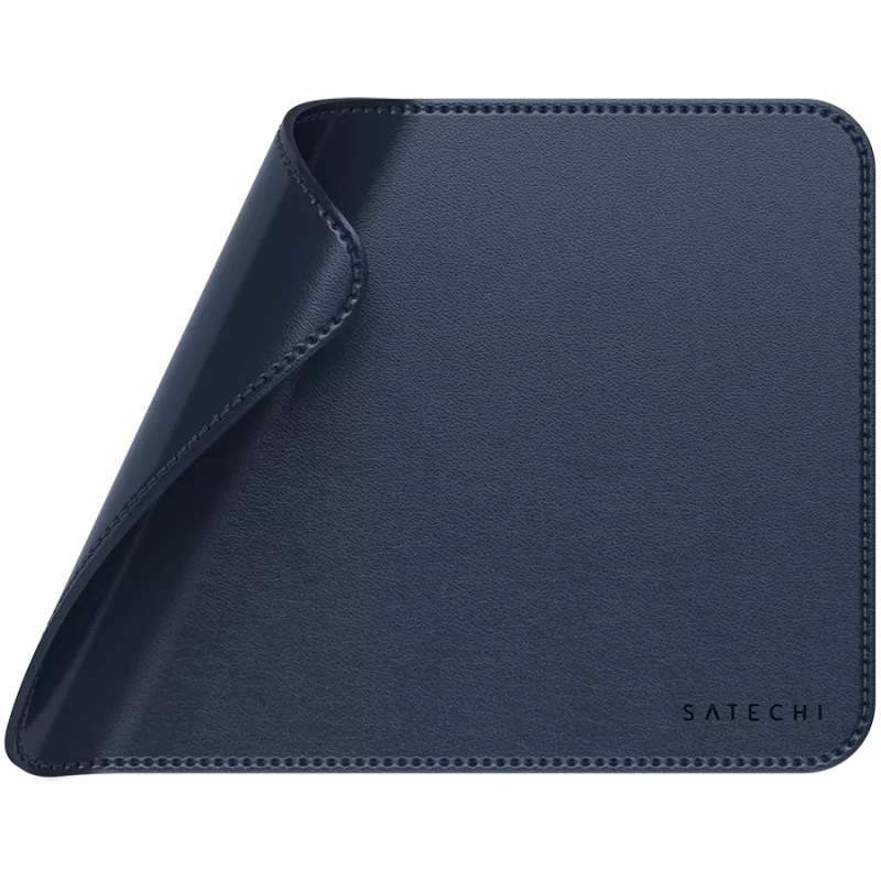 Satechi Premium-hiirimatto – vegaaninahkainen hiirimatto (sininen)