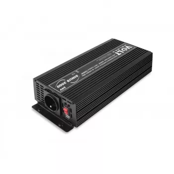 Siniaaltovaihtosuuntaaja SINUS SINUS-2000/24 — 2000 W DC 24 V AC:ksi