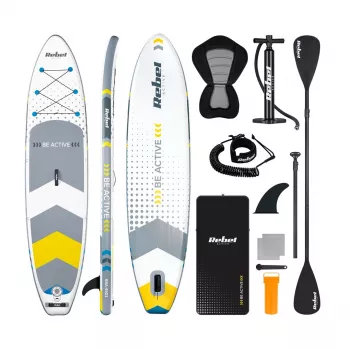 Puhallettava stand-up-paddle-lauta Rebel RBA-4501 valkoinen – puhallettava SUP-lauta, yhden henkilön