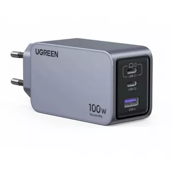 UGREEN sisälaturi Nexode Pro 3-porttinen GaN PD pikalaturi 2 USB Type-C