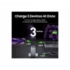 UGREEN sisälaturi Nexode Pro 3-porttinen GaN PD pikalaturi 2 USB Type-C