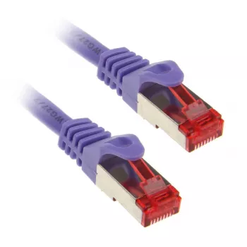 InLine patch-kaapeli S/FTP PiMF Cat.6 250MHz PVC kupari violetti 2m