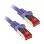 InLine patch-kaapeli S/FTP PiMF Cat.6 250MHz PVC kupari violetti 2m