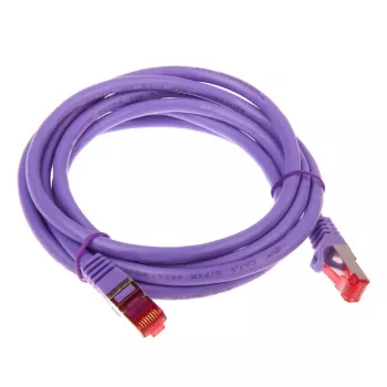InLine patch-kaapeli S/FTP PiMF Cat.6 250MHz PVC kupari violetti 2m