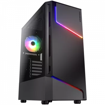 PC-kotelo COUGAR Gaming MX360 RGB Midi Tower musta