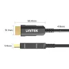 HDMI-kaapeli UNITEK C11072BK-50M 50m 18 Gbit/s 2.0 musta