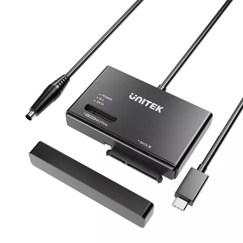 SSD-kotelo UNITEK S1232A01-EU musta M.2/2,5