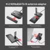 SSD-kotelo UNITEK S1232A01-EU musta M.2/2,5