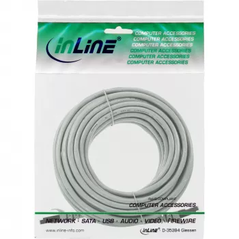Patch-kaapeli InLine Cat.5e SF/UTP (S-FTP) harmaa 20 m