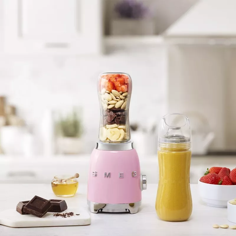 Smeg 50's Style -sekoitin PBF01PKEU roosa