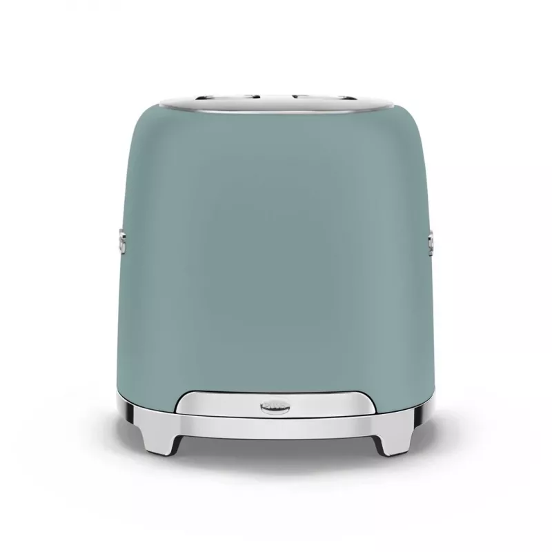 Smeg TSF01EGMEU -leivänpaahdin 6 2 viipaletta 950 W kromi, vihreä