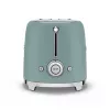 Smeg TSF01EGMEU -leivänpaahdin 6 2 viipaletta 950 W kromi, vihreä