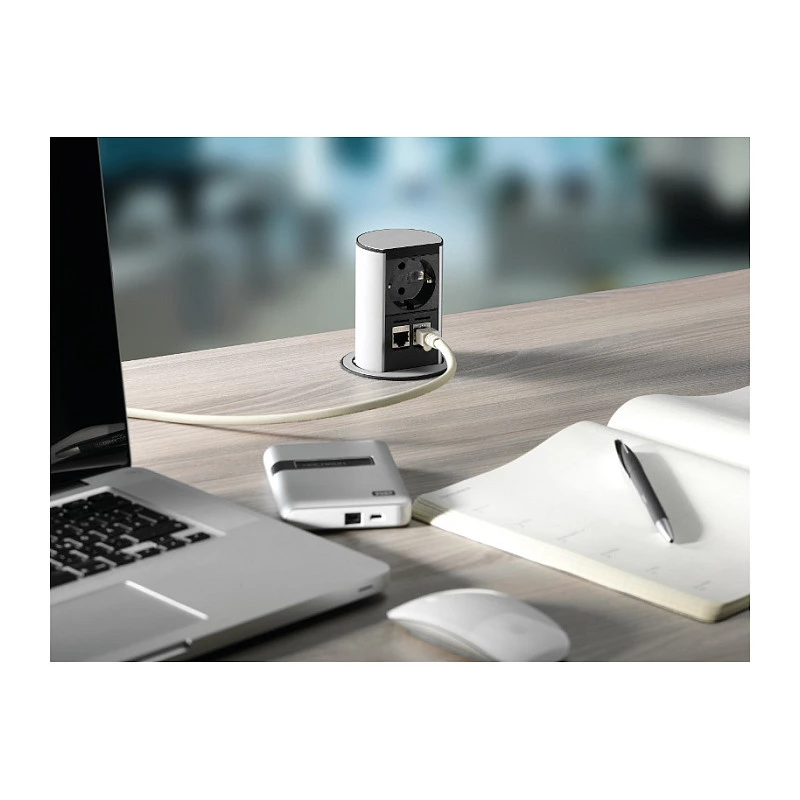 Hissi 1x suojakosketin 1xCAT6 1xUSB3.0 - lisävaruste virransyöttö