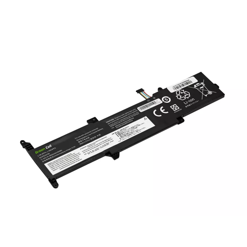 Akku Green Cell LE171 Lenovo IdeaPad -laitteeseen (LiPo 4650 mAh, musta)