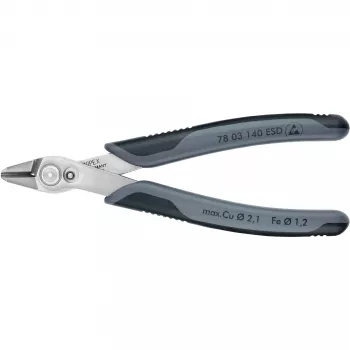 KNIPEX Super Knips XL ESD - langanleikkuri - 1,23 cm - 9,2 mm - 2,1 mm - 9,2 mm - suojaus sähköstaattiselta purkaukselta (ESD)