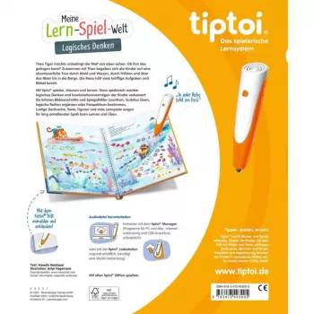 tiptoi Oma oppimis- ja pelimaailma: looginen ajattelu, oppikirja