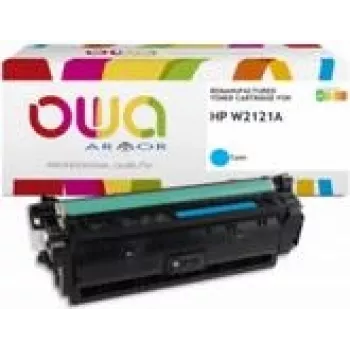 OWA-värikasetti yhteensopiva HP W2121A syaani (4 500 s.)