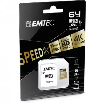 Muistikortti Emtec 64 GB MicroSDXC Class 10 ECMSDM64GXC10SP