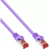 InLine patch-kaapeli S/FTP PiMF Cat.6 250MHz PVC kupari violetti 15m