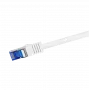 Logilink Professional Ultraflex - patch-kaapeli - RJ-45 (M) - RJ-45 (M) - 50 cm - 6 mm - S/FTP - Cat.7 raakakaapeli (kaapeli) / CAT 6a (portit) - halogeeniton, valettu, ilman lukituskieltä - valkoinen, R