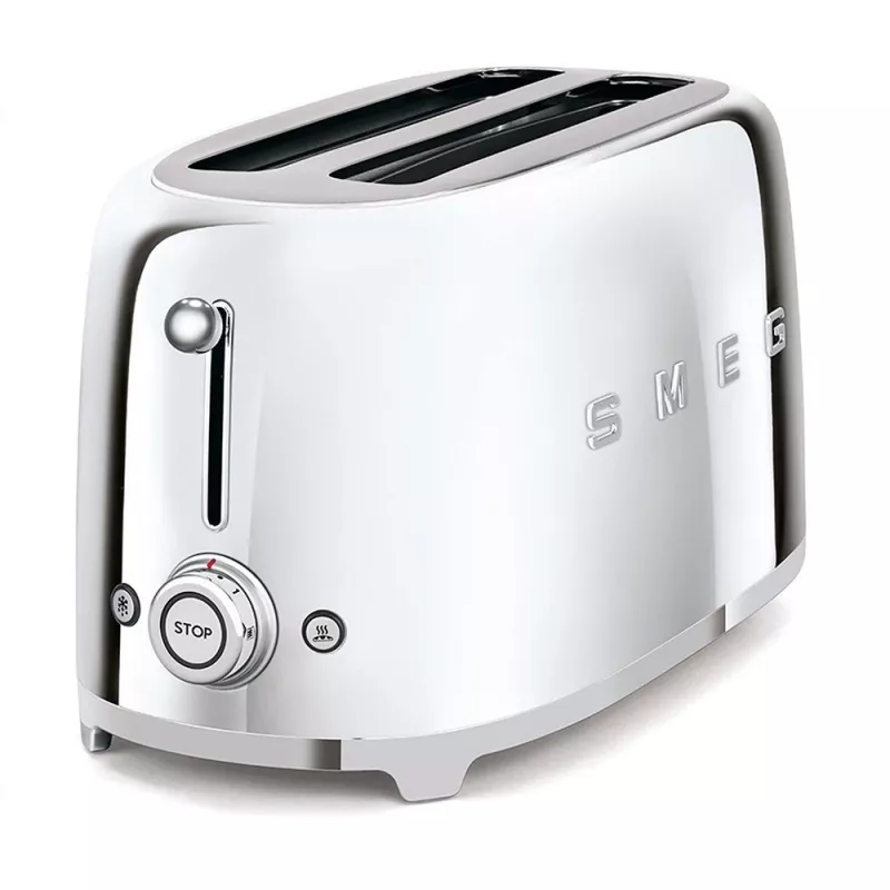 Smeg 50's Style -leivänpaahdin TSF02SSEU ruostumaton teräs