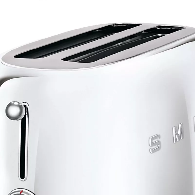 Smeg 50's Style -leivänpaahdin TSF02SSEU ruostumaton teräs