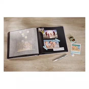 Valokuva-albumi Walther Design Fun musta 100 arkkia L